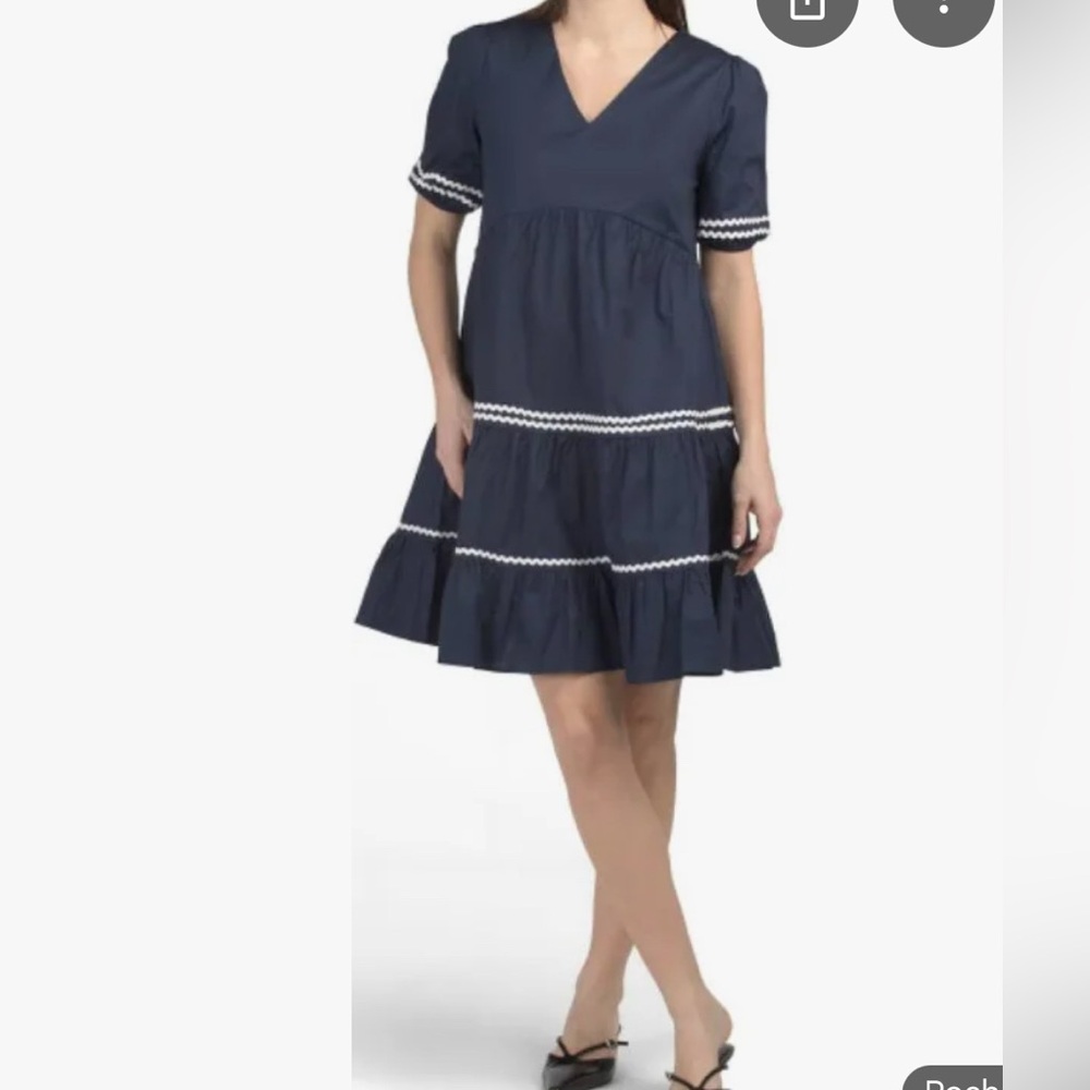 Cynthia Rowley Navy Dress.  Sz XS